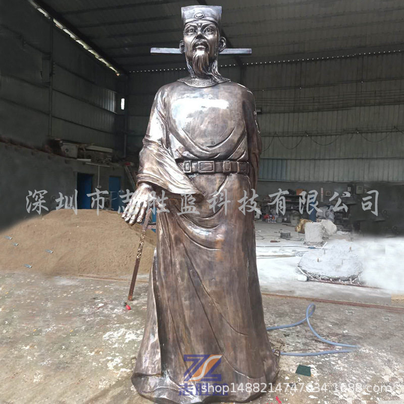 厂家直销铸铜人物雕塑学校广场建筑物户外名人文天祥铜质青铜立体