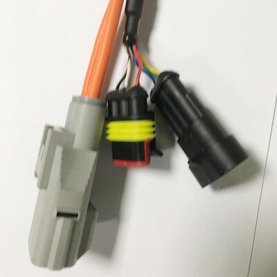 汽M车电源线束6VTW平方EVR非屏蔽线带信号线TE端3子80M连接线束