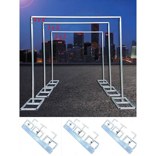 DXF0 婚庆道具背景架伸缩架子加厚镀锌管纱幔布幔支撑杆赵之吴