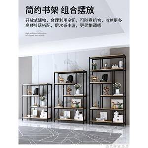 铁艺工业风书架创置架办公意室屏风隔断落物DHA地客厅玄关展示架