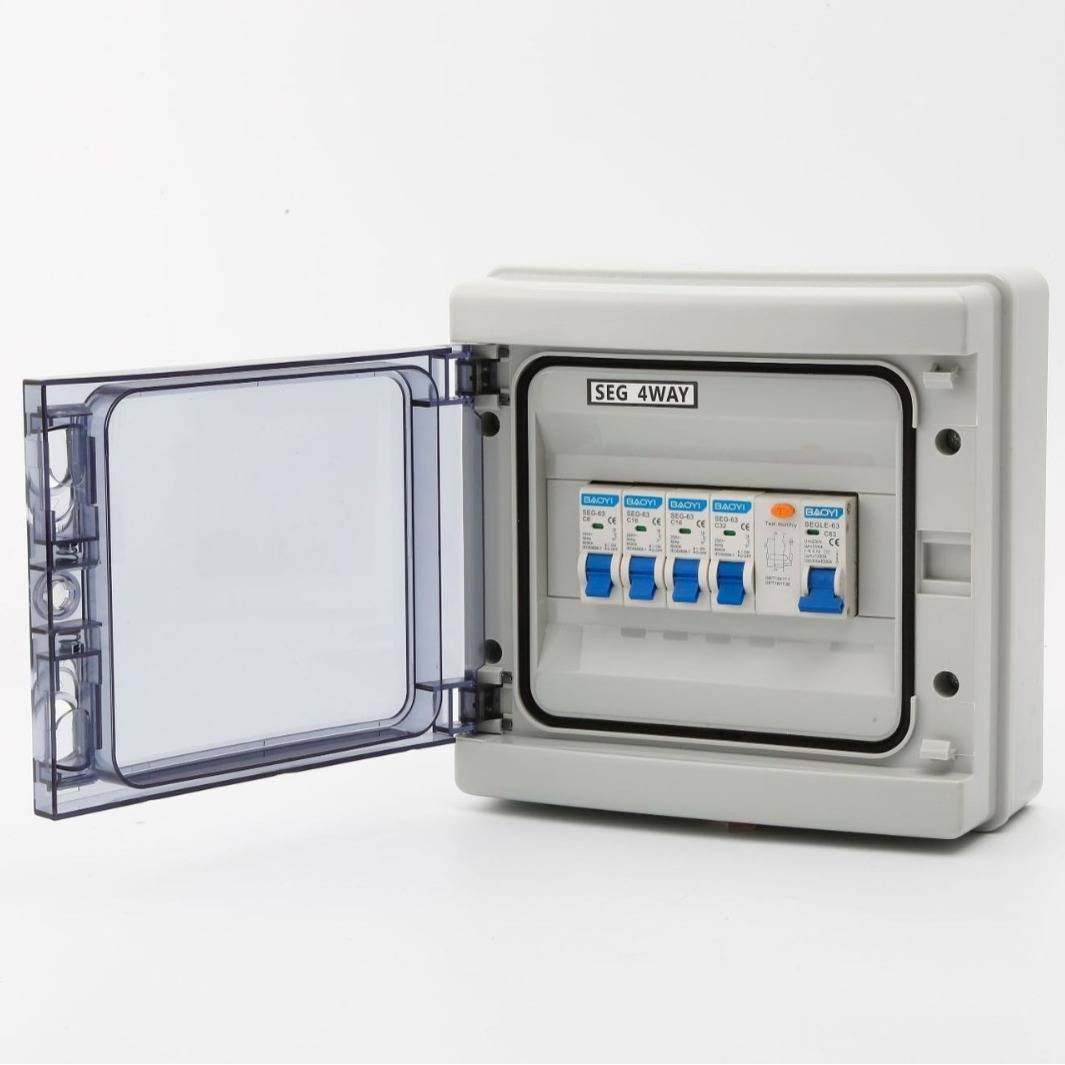 欧式防水配电箱 SEG 4way定 制 RCD 63A ebay 亚马逊跨境电商爆款