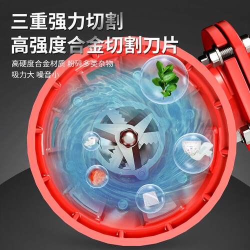 污水泵切割式抽粪泥浆款排污泵化家粪池养MKQ殖场220v泵用潜水抽