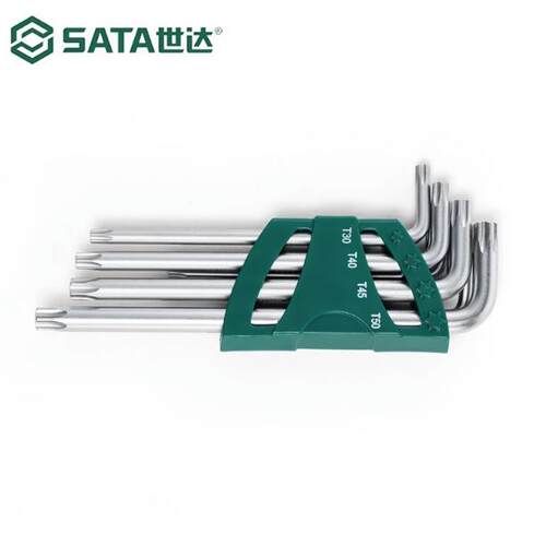 世A达ST9件加长中09702孔花形扳手组套09702内A六角扳手