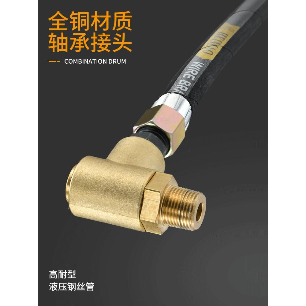 德国进口高压水鼓卷管器高压鼓自动伸缩收管盘洗车店清洗机专用风