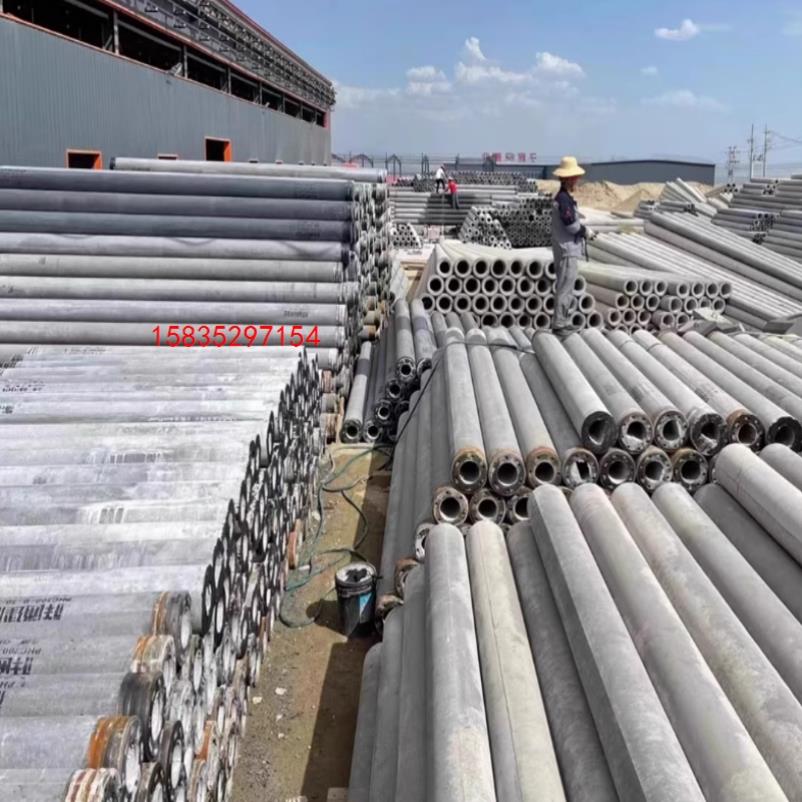 水泥电线杆厂家国网预应力电杆普杆定制低压国标法兰12/8/10米