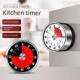 厨房机械定时器烹饪磁性时间管理定时器家庭学生学习定时闹钟