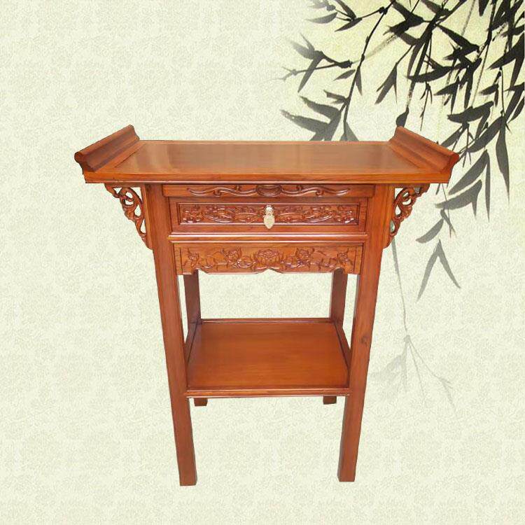 经济型榫卯佛龛中式佛柜条案彷古榆木新中式供桌佛桌佛台供台神台