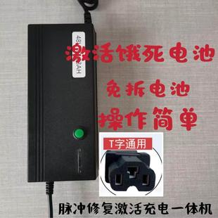 电动车电瓶饿死激活充电器脉冲修复充电多功能一体机铅酸电池