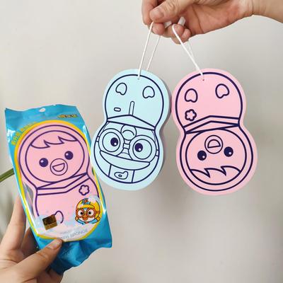 会员拍 韩国啵乐乐Pororo儿童搓澡神器 无痛搓灰搓泥海绵沐浴搓背