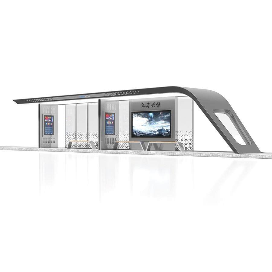 现代高端智能公交车候车亭电子站牌报站功能快速公交站亭站牌厂家,商业/办公家具,候车亭,淘宝优惠券,粉丝福利购,淘宝优惠卷