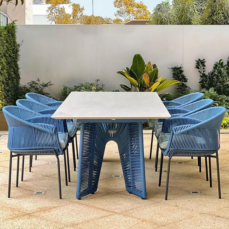 户外桌椅庭院露天阳台休闲藤椅茶桌椅组合防水防晒室外藤编桌椅子