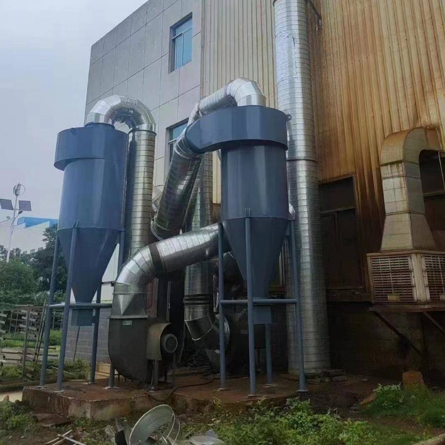 多管不锈钢旋风粒除XNN器尘工业粉尘颗收集器单旋桶风除尘设备
