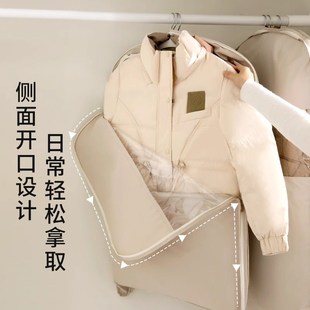 家用透明衣物挂衣罩袋子 大衣羽绒服压缩防尘罩衣柜衣服防尘袋挂式