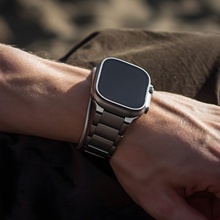 ERFG适用AppleWatch Ultra3表带新款S11钛合金S10苹果S9手表表带iwatch纯钛金属高级感SE男女7创意49/46/45mm