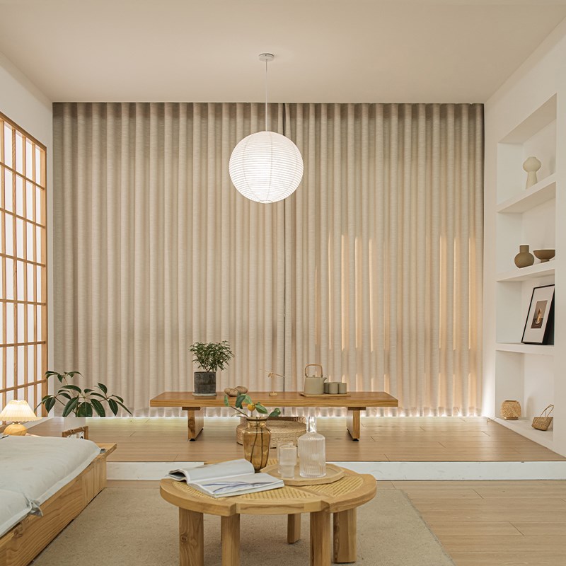 新款加厚纳米静音蛇形帘轨道铝合金S形滑道窗帘顶装侧装单轨双轨