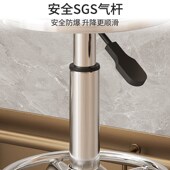 美容凳子滑轮理发店椅美容院专用大工凳升降转椅圆凳美发美甲椅子