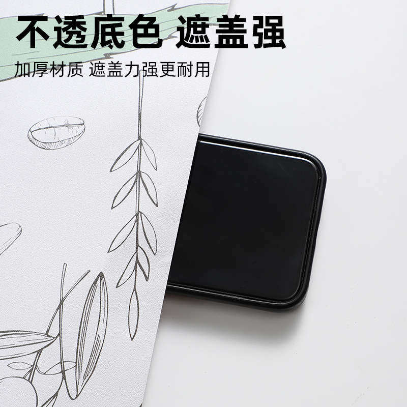 法式复古衣柜贴纸改色自粘墙纸卧室房间衣橱柜子防水家具翻新贴膜