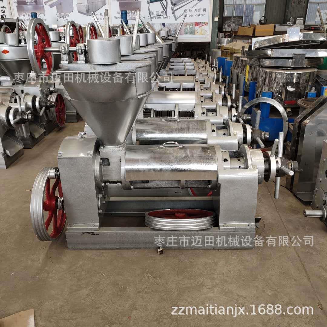 商用全自动螺旋式榨油机可榨菜籽花生芝麻大豆冷热两用榨油机