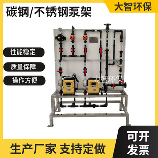 置带泵架一体化投设备PE加桶絮凝剂配套 全自动加装 操作方