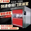 自动卷帘门风淋室无尘车间不锈钢风淋室食品厂实验室用风淋门通道
