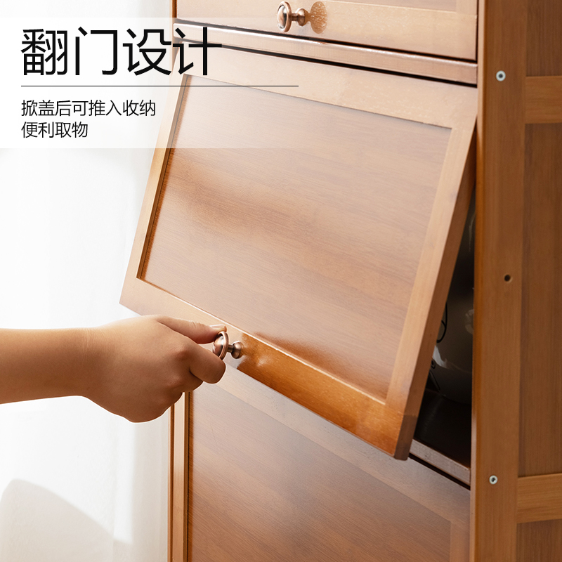 木马人厨房置物架收纳用品家用大全微波炉多功能落地多层调料碗碟