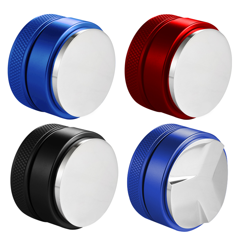 咖啡布粉器不锈钢压粉器智能意式压粉锤平粉可调49/51/53/54/58mm