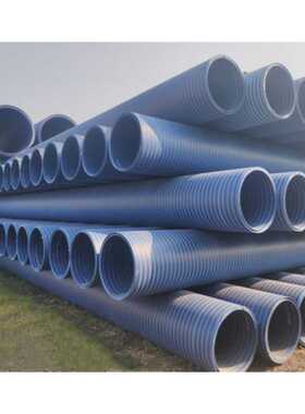 MUHDPE缠绕结构壁A型管 PE排水管 MPVE中空壁缠绕管HDPE-M波纹管