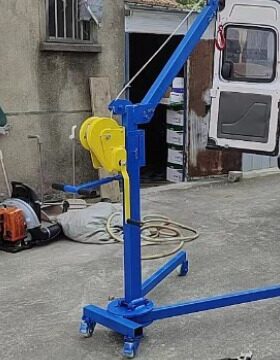 实体厂家300kg手动液压小吊车  电动液压吊车  车载吊车  随车吊