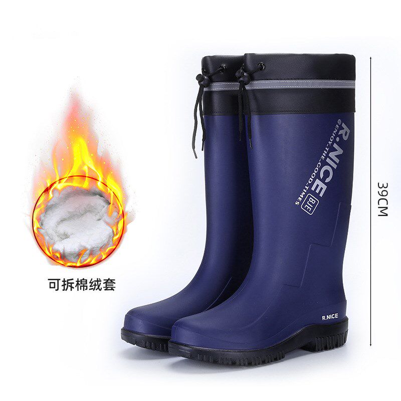 雨鞋男款高筒防水鞋防滑钓鱼外卖骑手专用水靴胶鞋雨靴子男士套鞋