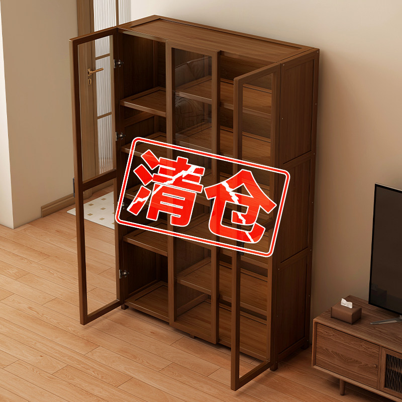 书柜带柜门小户型书本绘本收纳柜子储物柜一体靠墙书架落地置物架,住宅家具,书架,淘宝优惠券,粉丝福利购,淘宝优惠卷