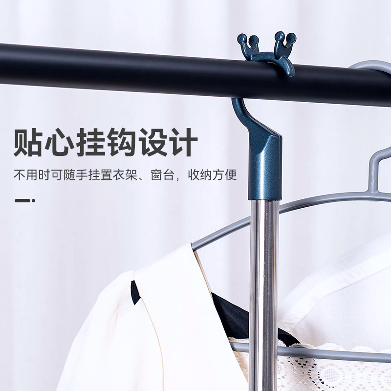 工厂直供不锈钢可伸缩晾衣叉阳台撑衣杆家用加长晾衣杆晒衣杆衣叉