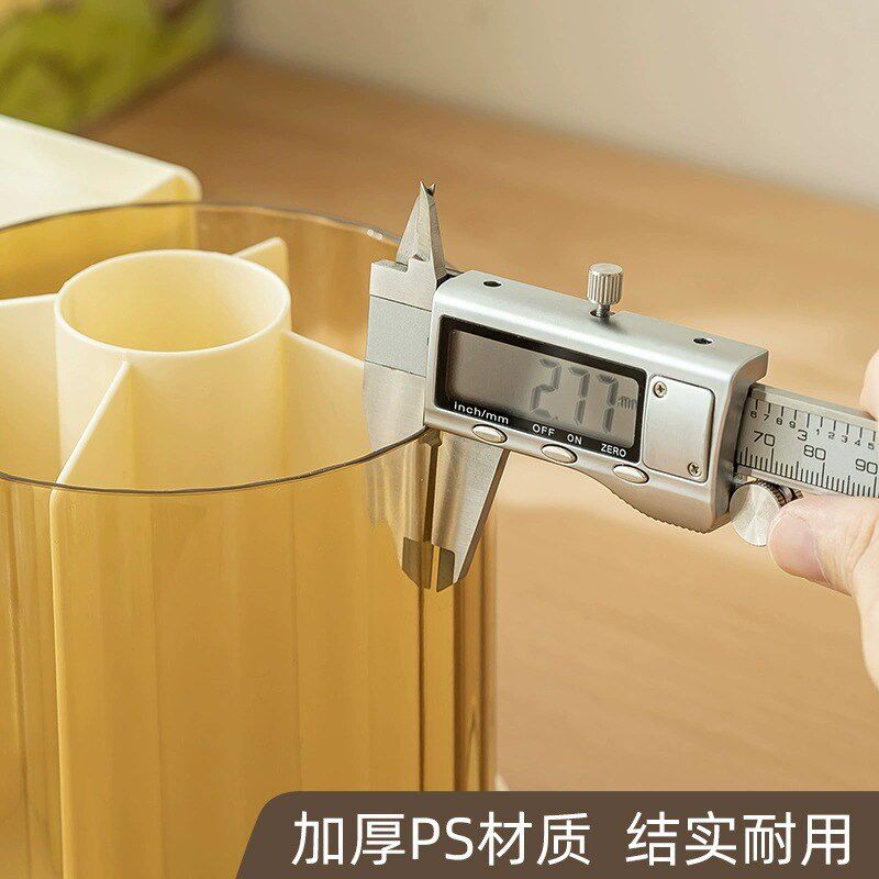 旋转笔筒收纳盒办公室桌面多功能笔架学生书桌大容量文具整理桶