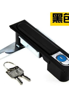 替代怡合达平面锁 半圆一体式按钮工业柜锁 XAT46 把手按压转动式