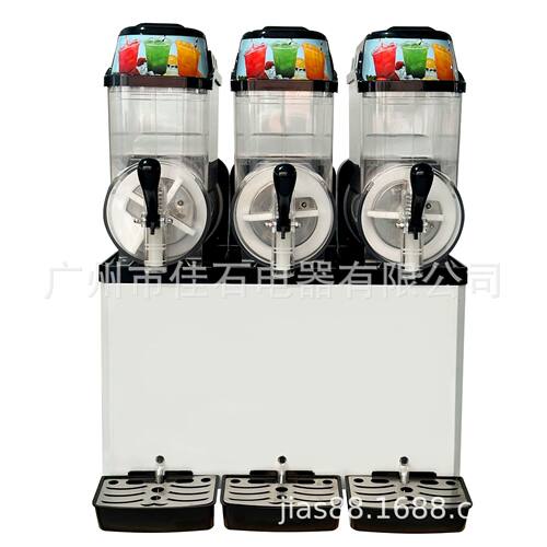 新款 冷饮店三缸雪泥机 商用 110V Slush machine 雪蓉机厂家