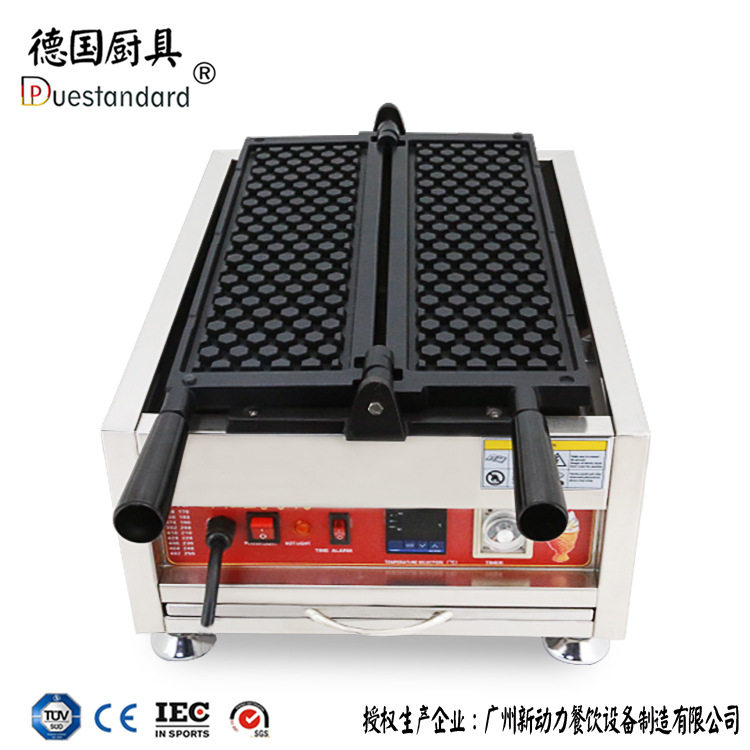 华夫饼机蜂窝造型华夫炉翻转华夫机蜂窝华夫烤饼机电饼铛煎饼数显