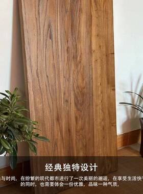 实木桌面板风化茶餐台旧板新中式复古吧桌板卫木新品桌JPK老榆木