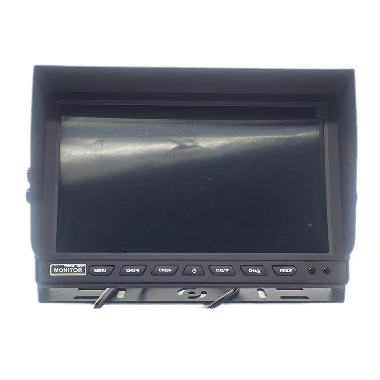 输10型.1寸分割车载显6554示器U支架4画面CVBS入监四视器显示屏