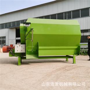 九立方固定式日粮备机t搅mr麦秆粉碎混KKE料机大型牧场制储料拌青