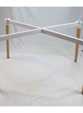 伊姆斯桌架铁艺腿办公桌脚腿支架KFX桌桌架榉木脚架餐桌桌脚子台