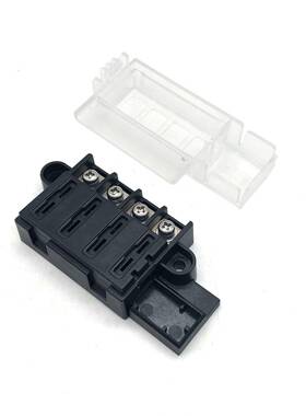 4路无CLZ灯保4险丝盒1进出无灯车车保险盒保险汽丝座汽改装