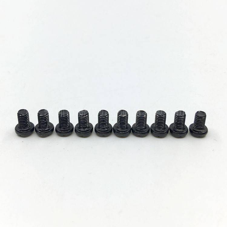 【M4*4-45】PM铁黑色十字圆头机丝  盘头十字螺丝 精密电子螺丝