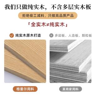 复古全木高式箱客储UGF物格蕾尔美实主卧实木乡村婚床纯桃花心木