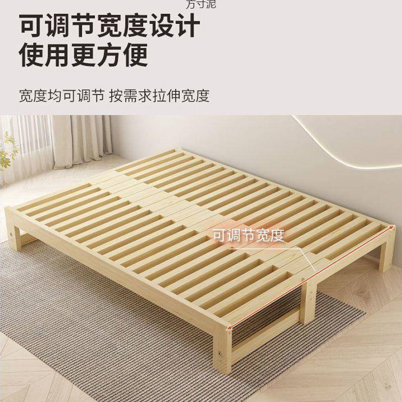 实木沙发床多功能折叠床抽拉床蹋蹋米床沙发床一体两用伸缩床