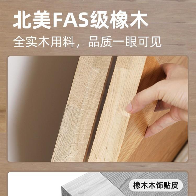 床全实木床木简PGK约现代1.8米双人.51米橡主床卧家用出租房单人