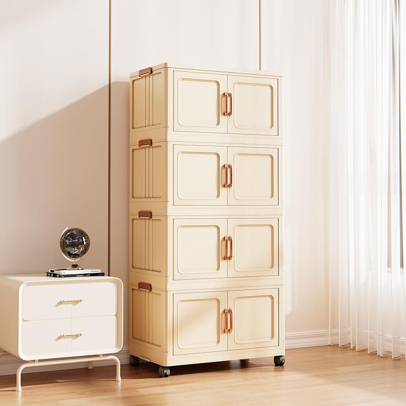 安尘装免玩具收纳客厅卧柜室多层杂物储物柜宝宝用品防AFX置物柜