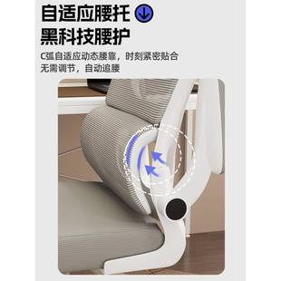 YB986办公椅出租房舒服久坐升书降转桌家 人体工学护腰电脑椅椅MT