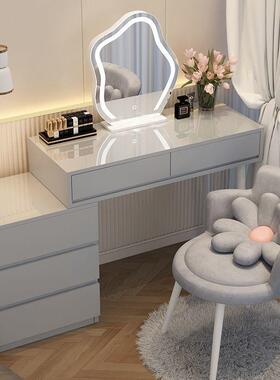 卧梳妆室台小户型简约收纳床头化柜化妆台一体书桌出租屋WBO妆2桌