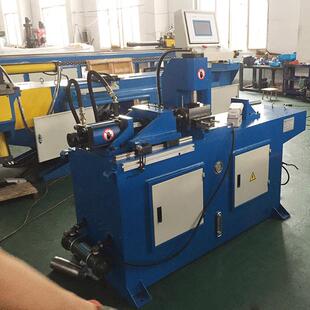 金属管SUV端成型缩导柱管双头缩机管机自动上下料铜铝胀管数控管