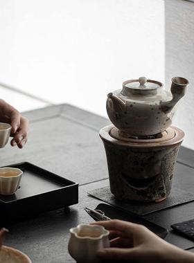 宜室酒茶话围22141炉茶碳炉火炉套装煮茶器陶煮瓷侧把烧泡茶壶风