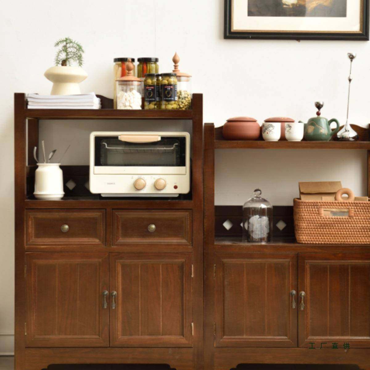木餐边柜多功柜能客厅实茶水柜纳柜新中式边几双985门藤编收储物,住宅家具,餐边柜,淘宝优惠券,粉丝福利购,淘宝优惠卷